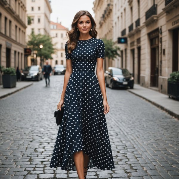 Comment styliser des robes à pois pour des occasions formelles?