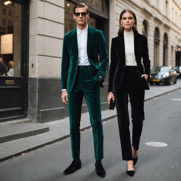 Quels types de pantalons en velours sont les plus adaptés pour des tenues de soirée?